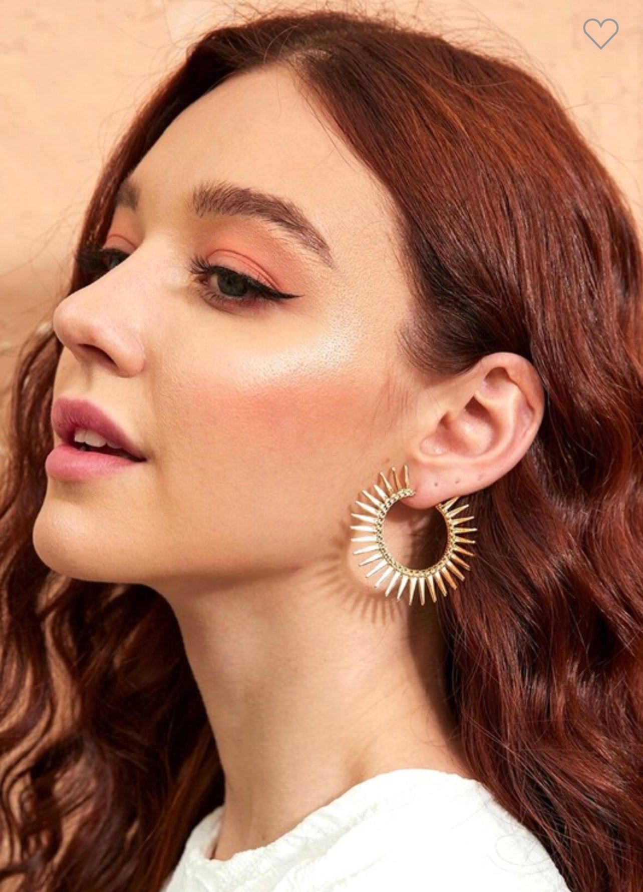 Gold Spike Earring