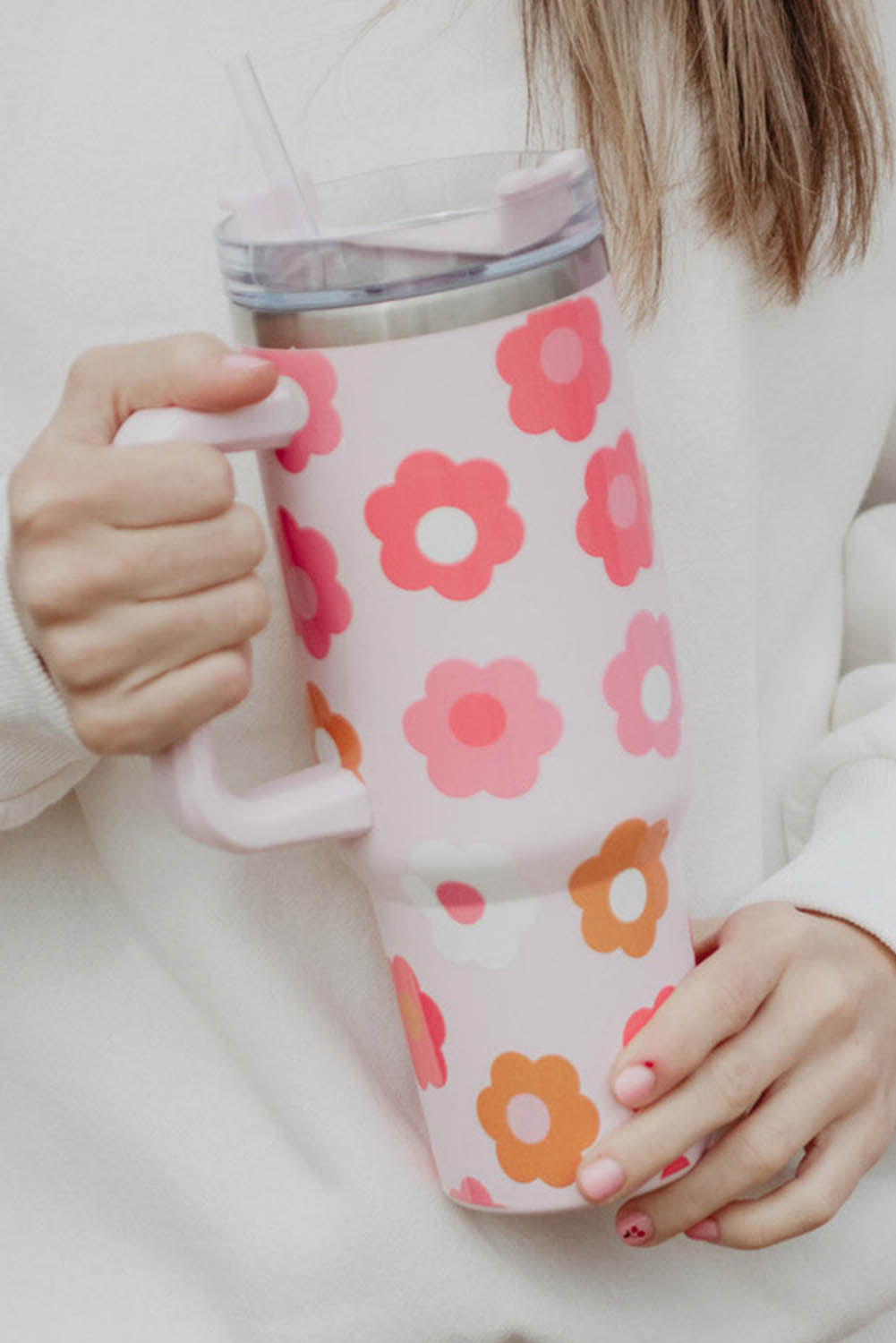 Multicolor Floral Tumbler